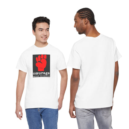 cœurage against the machine Unisex Heavy Cotton Tee