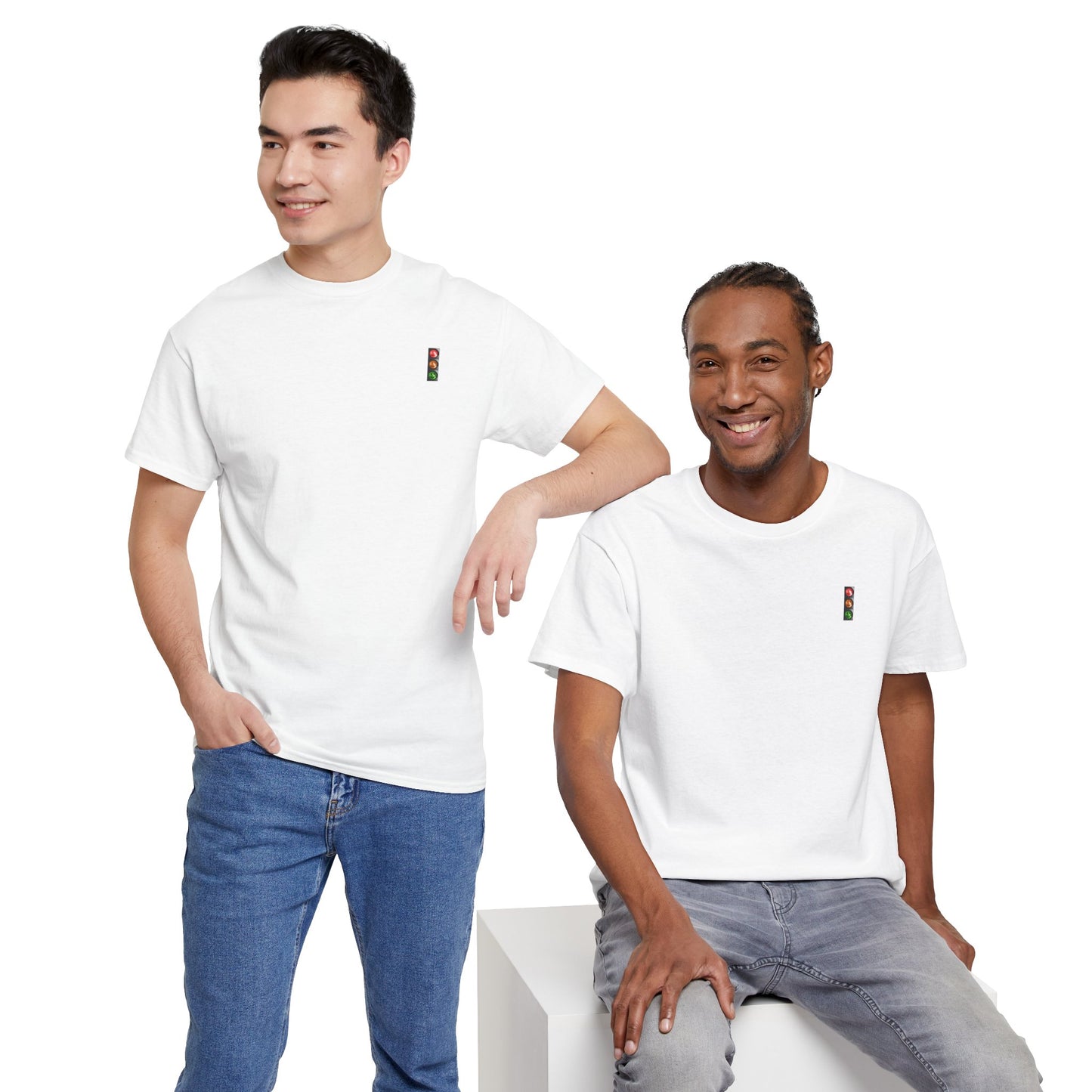 TRIFFIC LIGHTS Unisex Heavy Cotton Tee