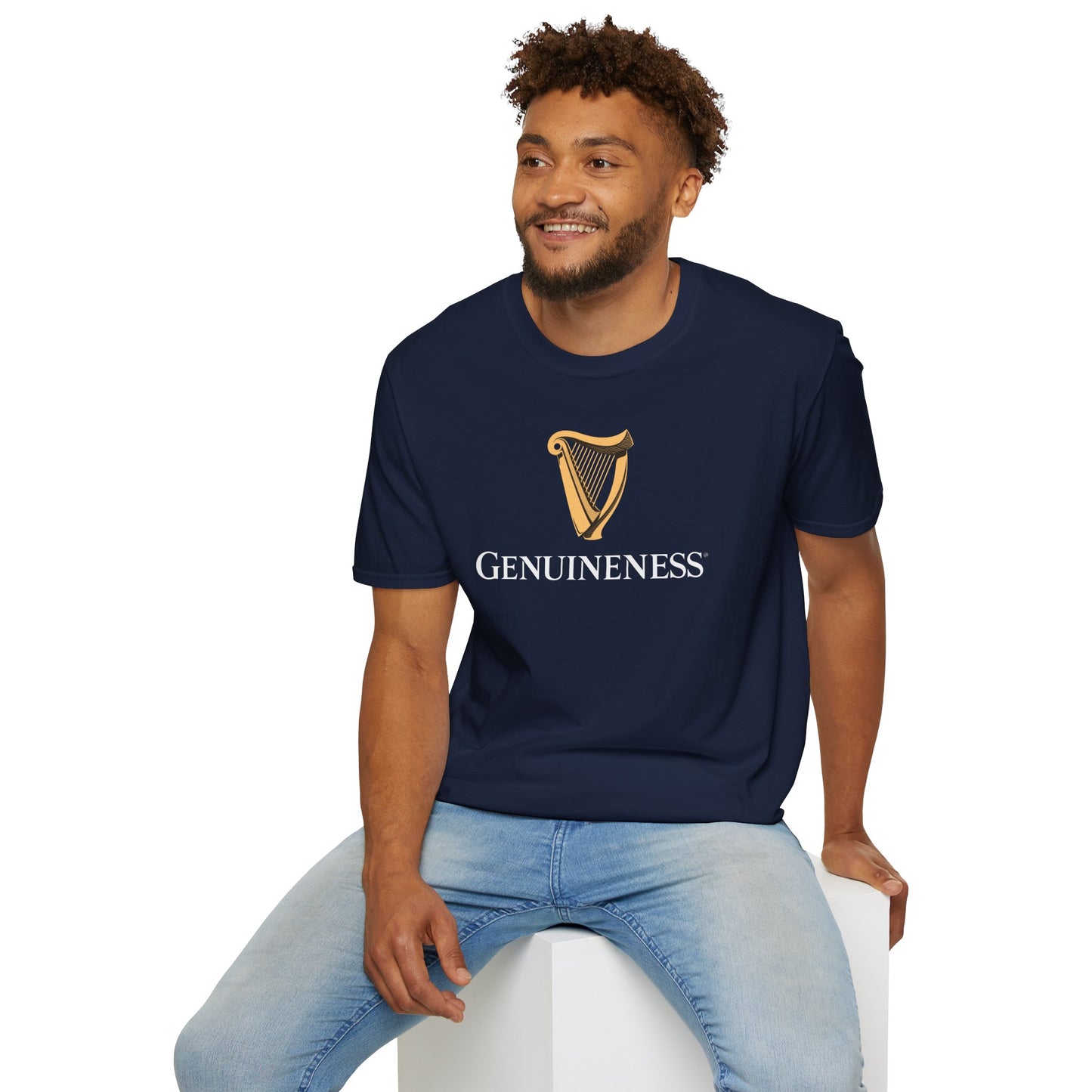 GENUINENESS Unisex Softstyle 100% Cotton T-Shirt