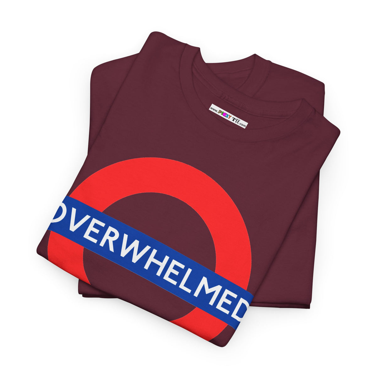OVERWHELMED Unisex Heavy Cotton Tee