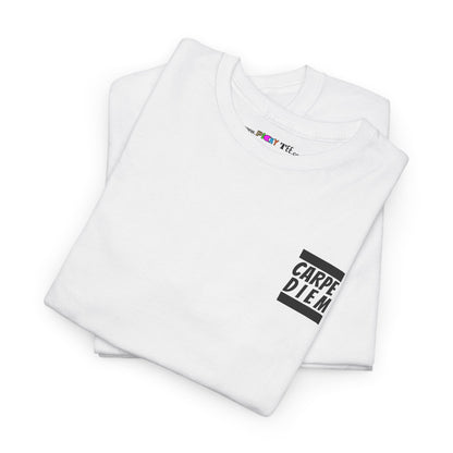 CARPE DIEM "I SEIZE DAY, PEOPLE" Unisex Heavy Cotton Tee