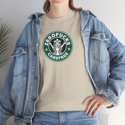 ZEROFUCKS CAREFREE Unisex Heavy Cotton Tee