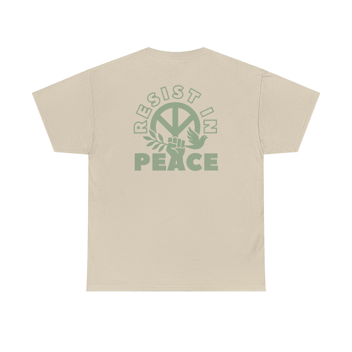 RESIST IN PEACE Unisex Heavy Cotton Tee