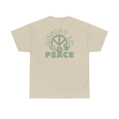 RESIST IN PEACE Unisex Heavy Cotton Tee