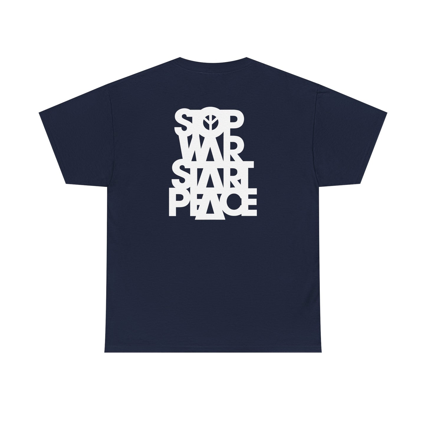 STOP WAR START PEACE Unisex Heavy Cotton Tee