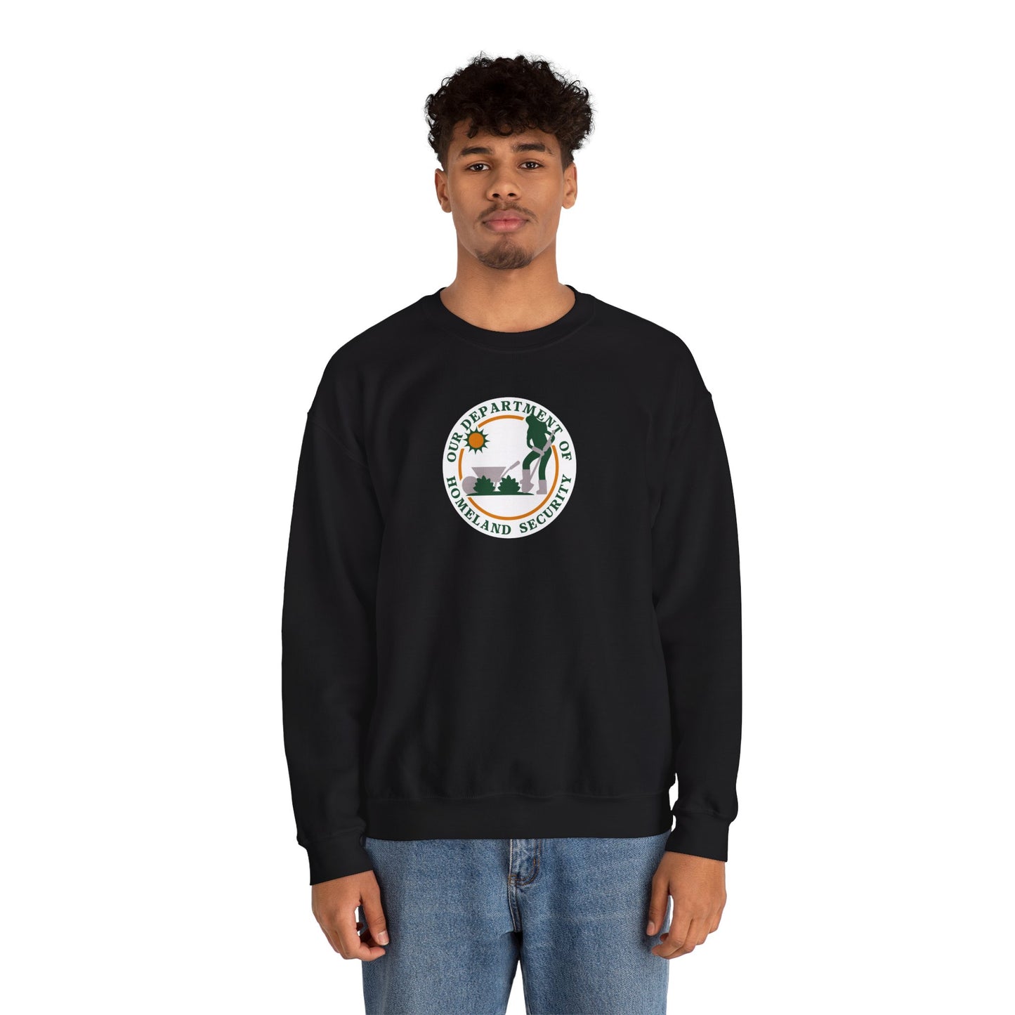 HOMELAND SECURITY (OUR DEPARTMENT OF)  Unisex Heavy Cotton Sweatshirt