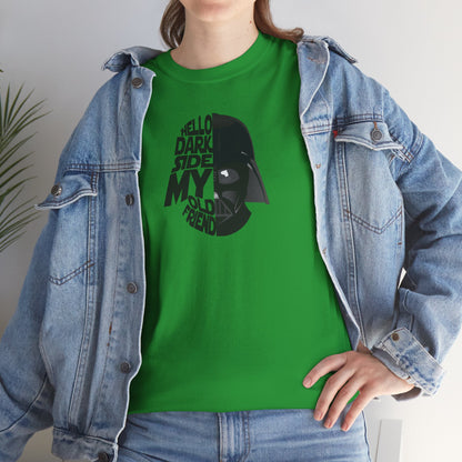 HELLO DARKSIDE MY OLD FRIEND Unisex Heavy Cotton Tee