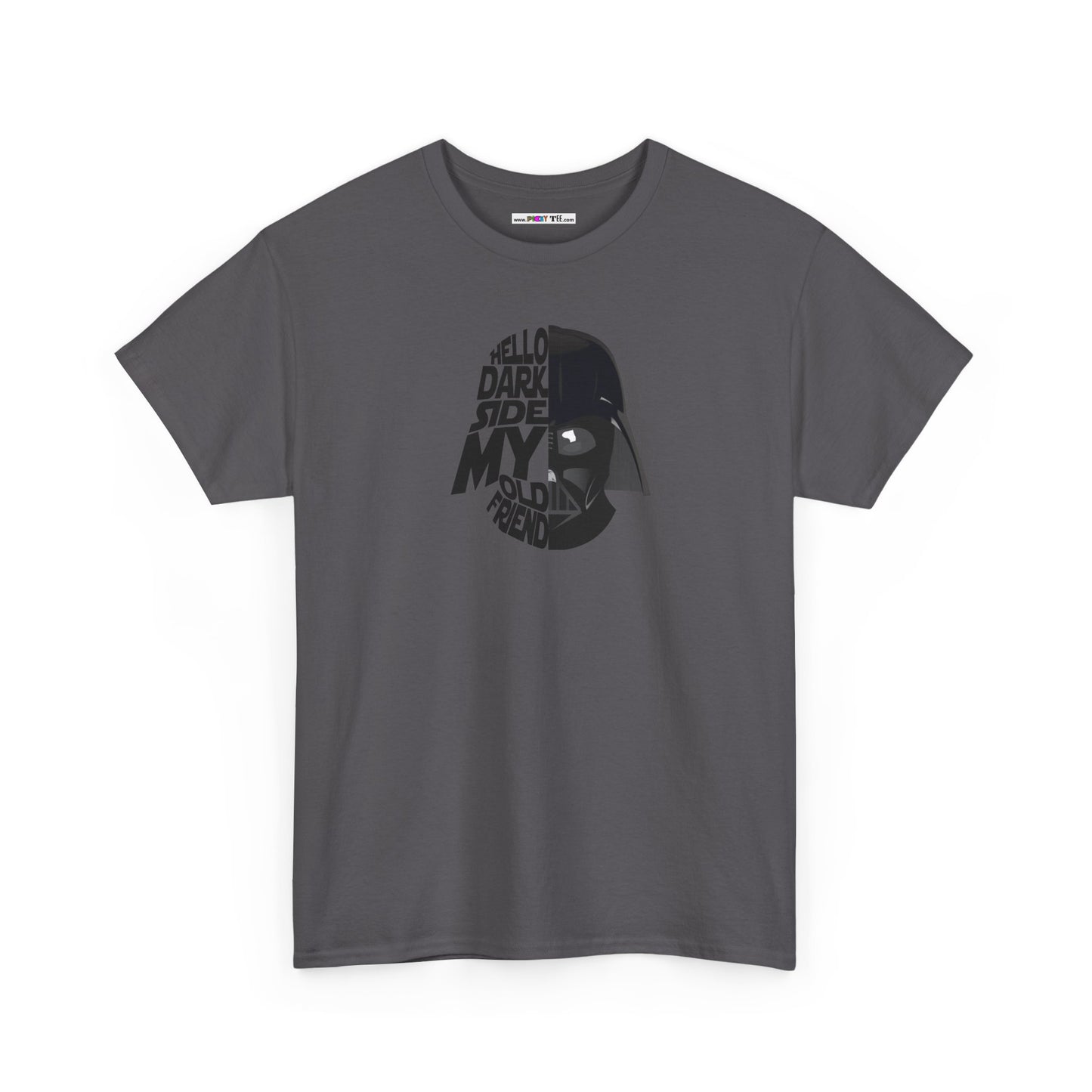 HELLO DARKSIDE MY OLD FRIEND Unisex Heavy Cotton Tee