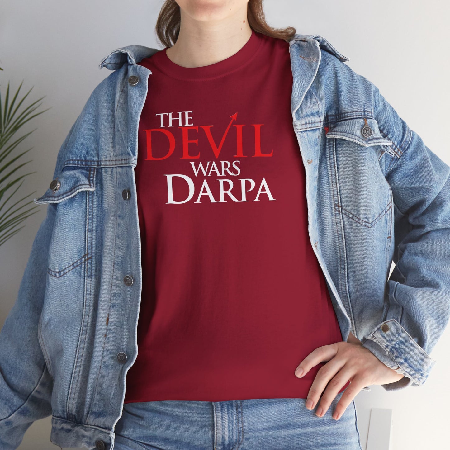 THE DEVIL WARS DARPA Unisex Heavy Cotton Tee