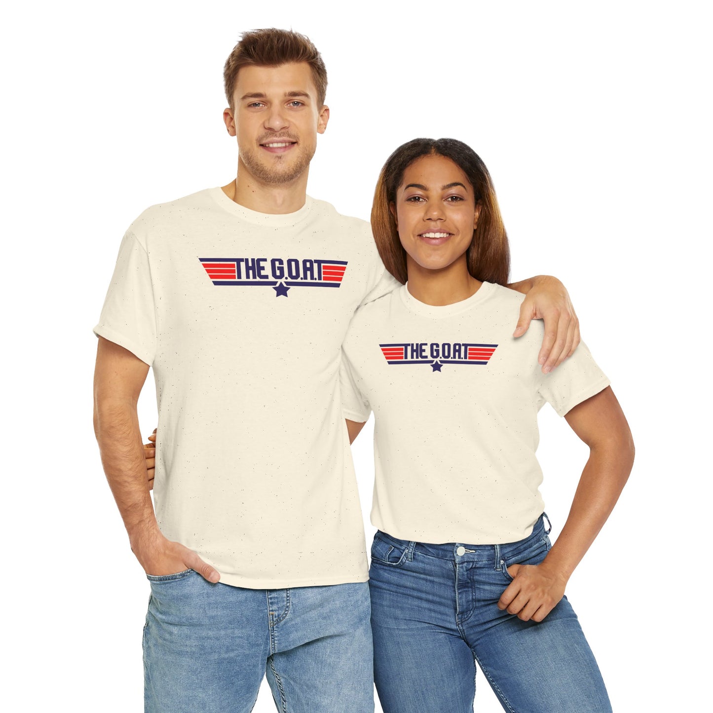 THE G.O.A.T Unisex Heavy Cotton Tee