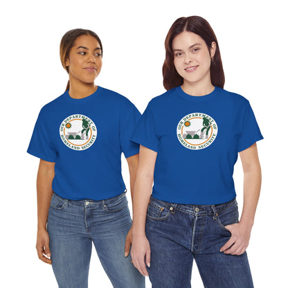 HOMELAND SECURITY (OUR DEPARTMENT OF) Unisex Heavy Cotton Tee