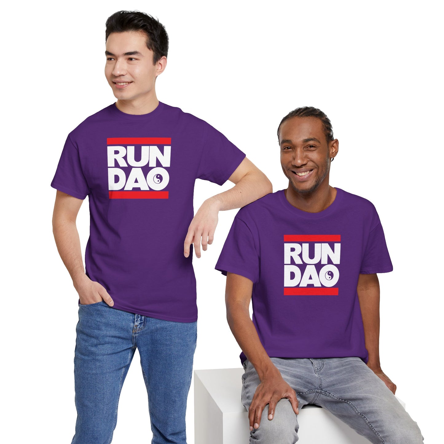 RUN DAO Unisex Heavy Cotton Tee