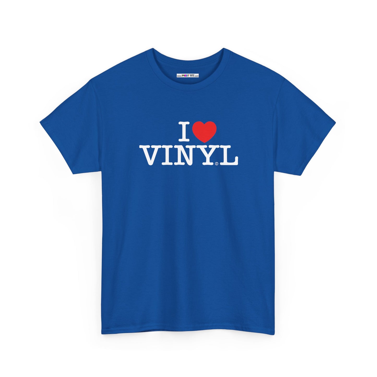I ❤️ VINYL Unisex Heavy Cotton Tee
