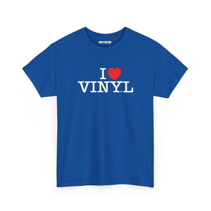 I ❤️ VINYL Unisex Heavy Cotton Tee