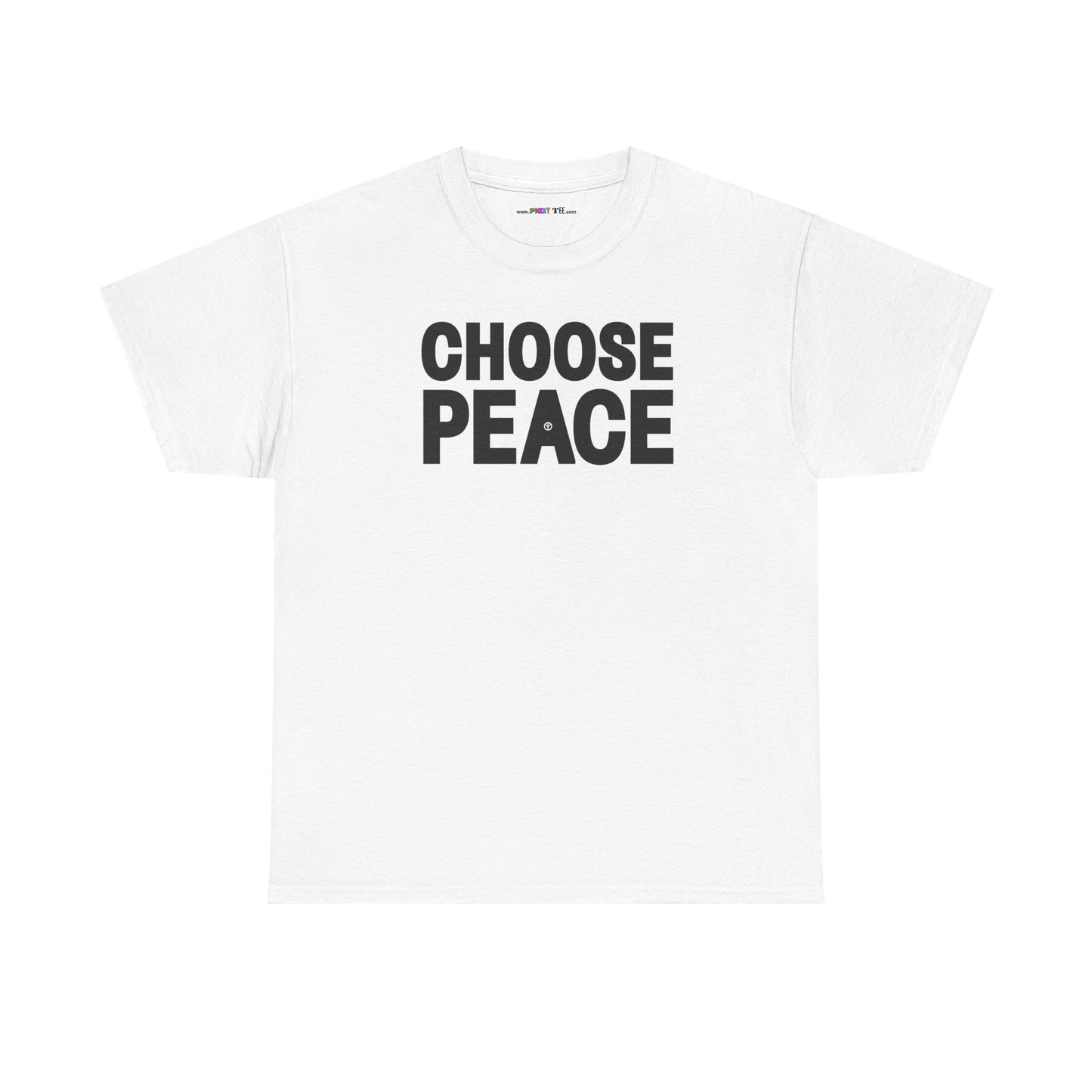 CHOOSE PEACE Unisex Heavy Cotton Tee