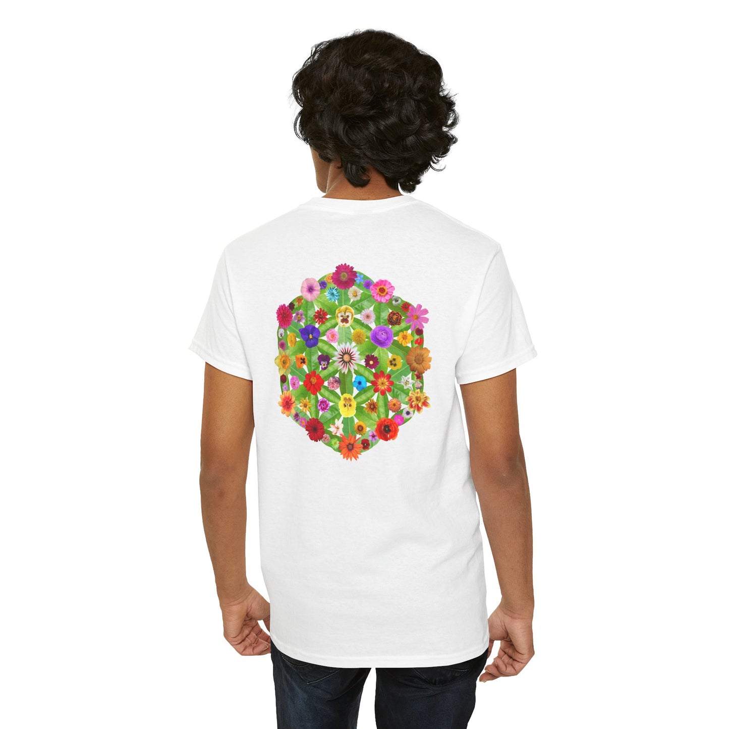 Flowers of Life Unisex Heavy Cotton Tee
