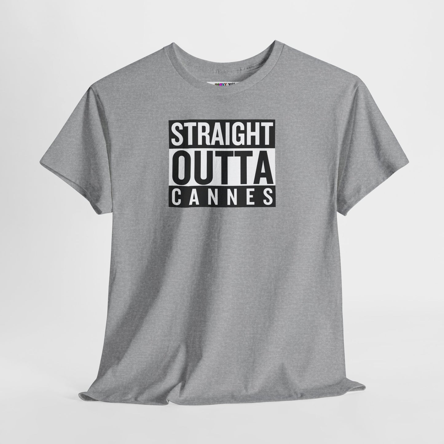 STRAIGHT OUTTA CANNES Unisex Heavy Cotton Tee