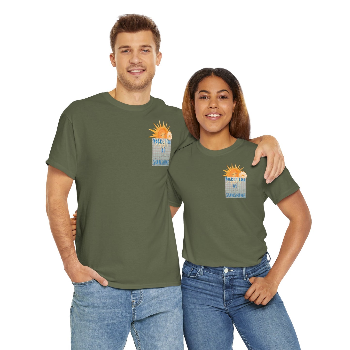 POCKETFUL OF SUNSHINE Unisex Heavy Cotton Tee