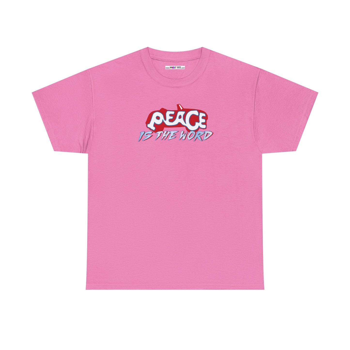 PEACE IS THE WORD Unisex Heavy Cotton Tee