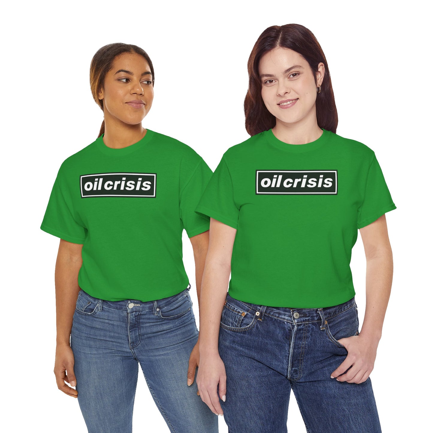 oil crisis/Foil THE crisis Unisex Heavy Cotton Tee