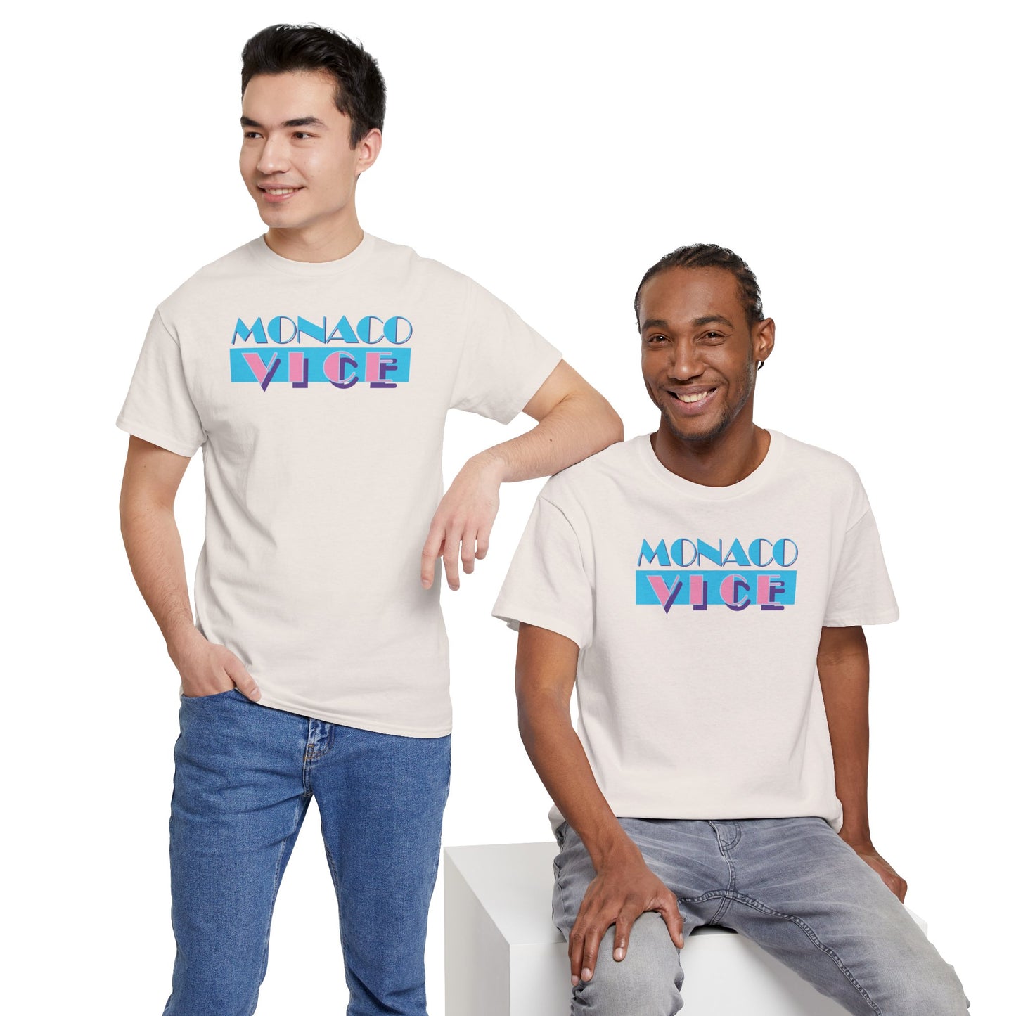 MONACO VICE Unisex Heavy Cotton Tee