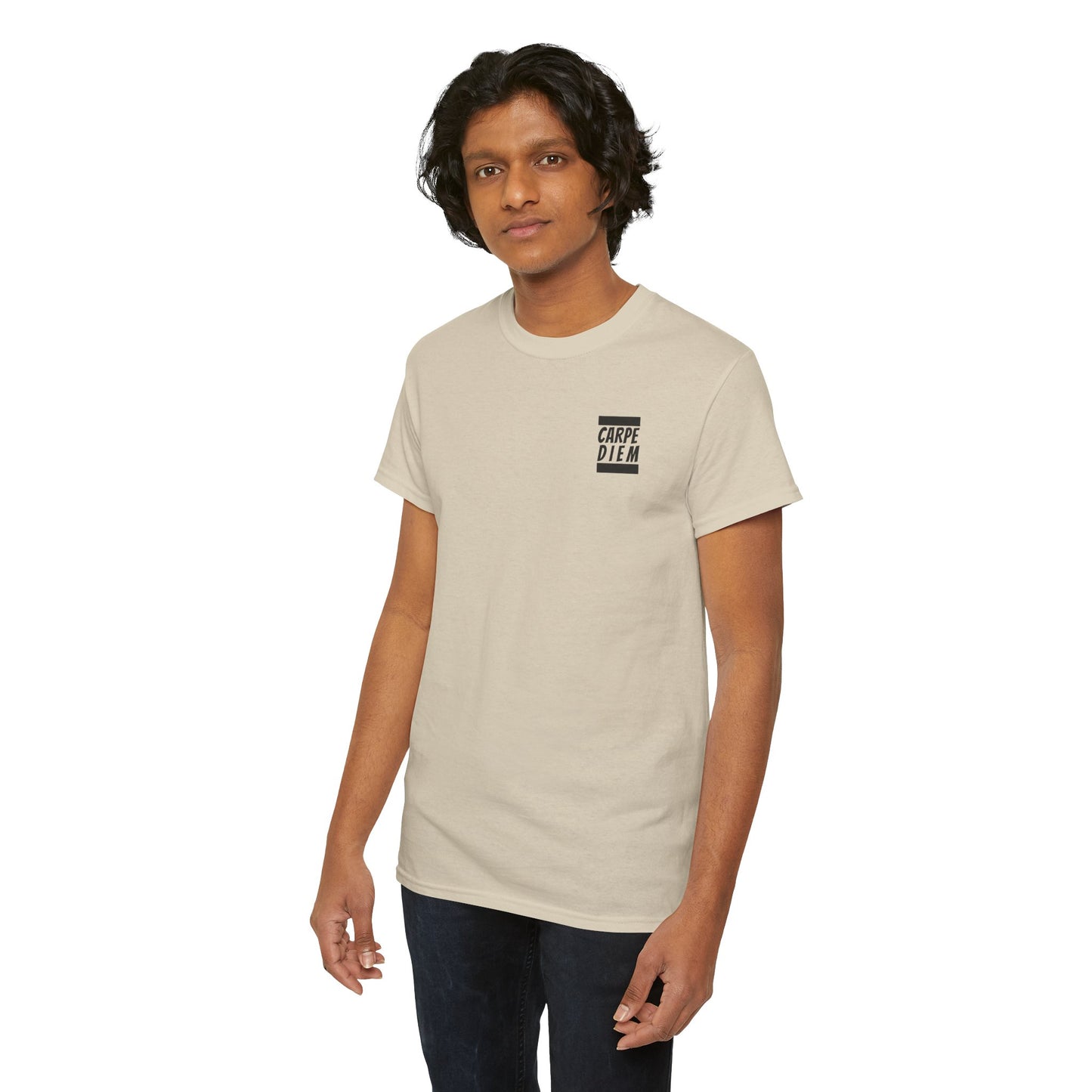 CARPE DIEM "I SEIZE DAY, PEOPLE" Unisex Heavy Cotton Tee