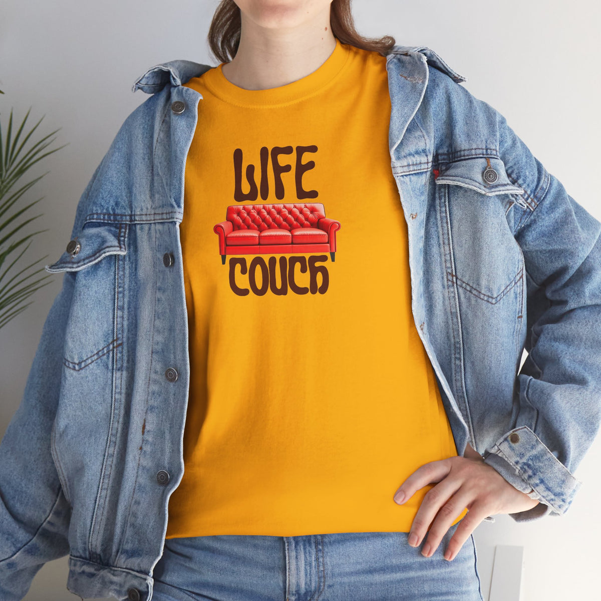 LIFE COUCH Unisex Heavy Cotton Tee