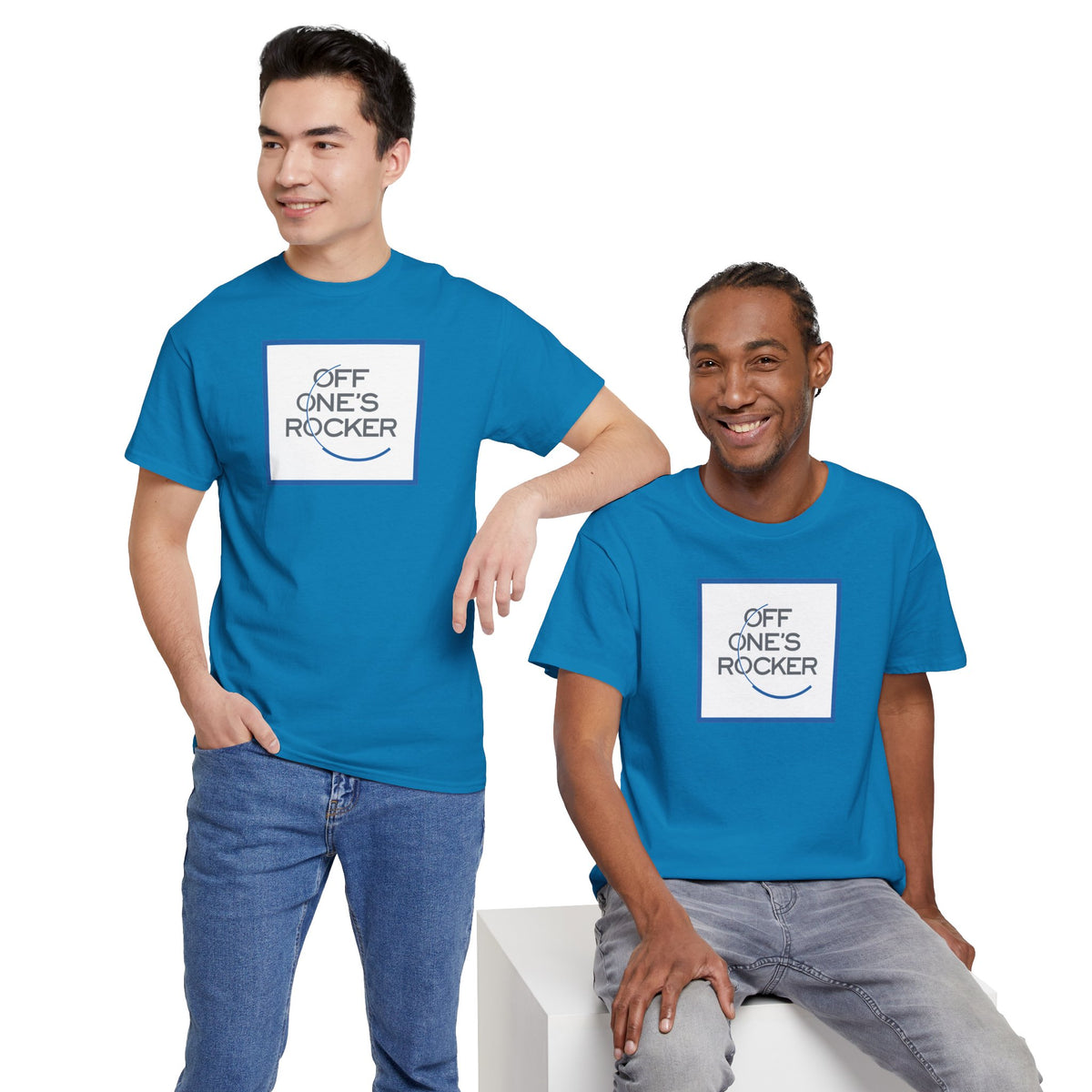 OFF ONE'S ROCKER Unisex Heavy Cotton Tee