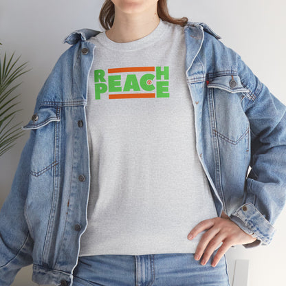 REACH PEACE Unisex Heavy Cotton Tee