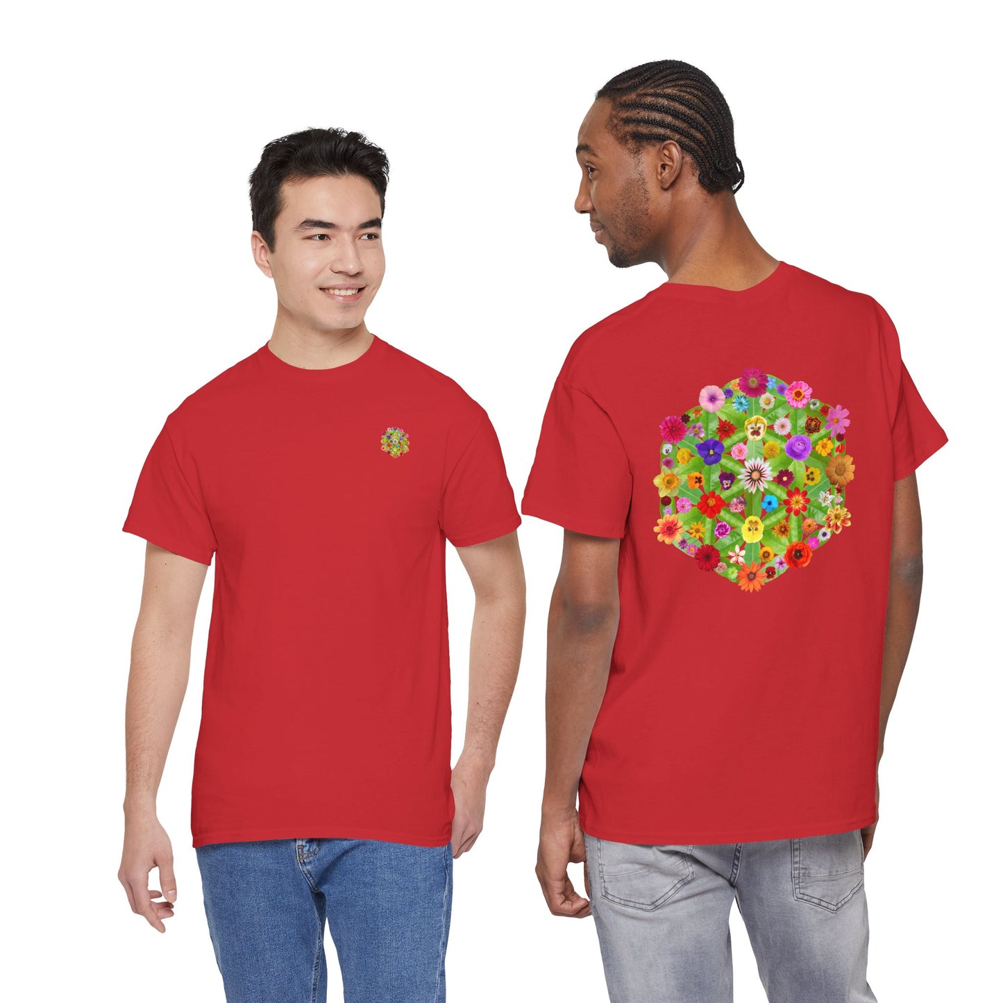 Flowers of Life Unisex Heavy Cotton Tee