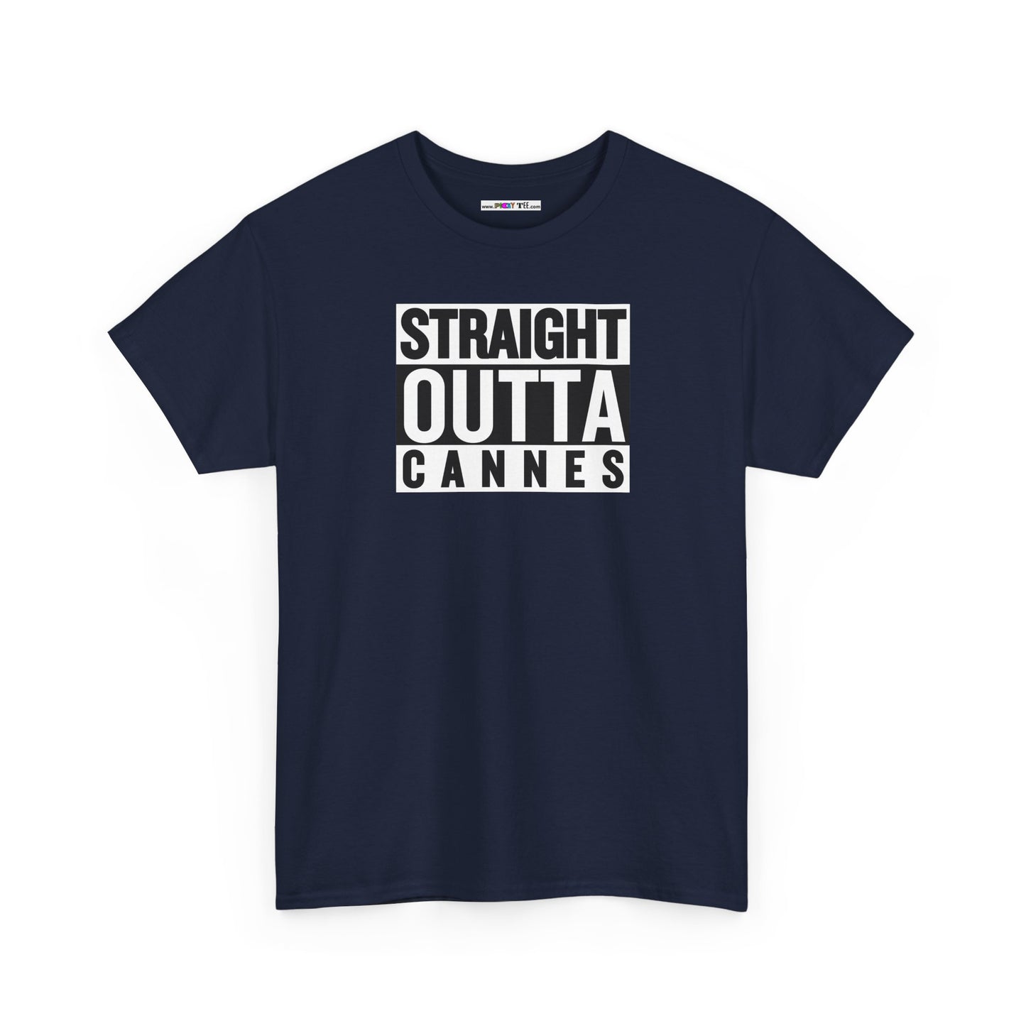 STRAIGHT OUTTA CANNES Unisex Heavy Cotton Tee