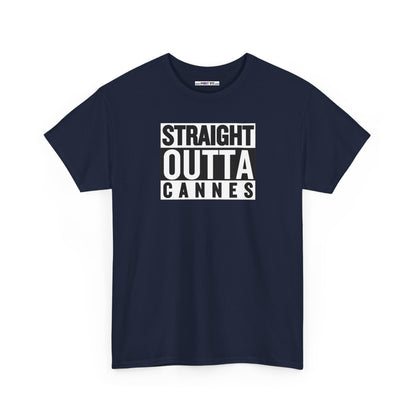STRAIGHT OUTTA CANNES Unisex Heavy Cotton Tee