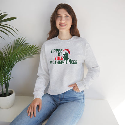 YIPPEE KI YULE MOTHER...KER  Unisex Heavy Blend™ Crewneck Sweatshirt