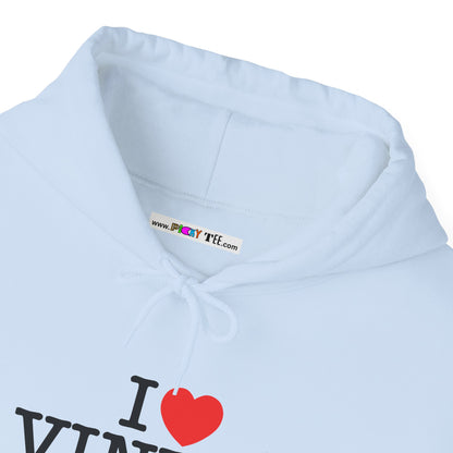 I ❤️ VINYL Unisex Heavy Blend™ Hooded Sweatshirt