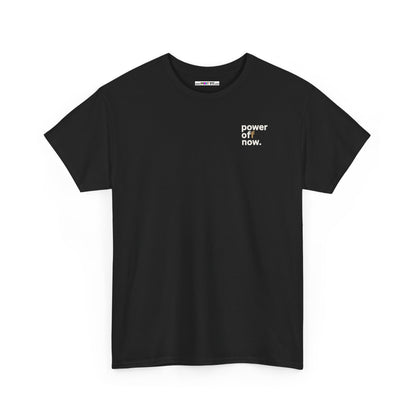 power off now Unisex Heavy Cotton Tee