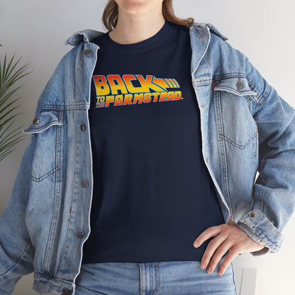 BACK TO THE FARMSTEAD Unisex Heavy Cotton Tee