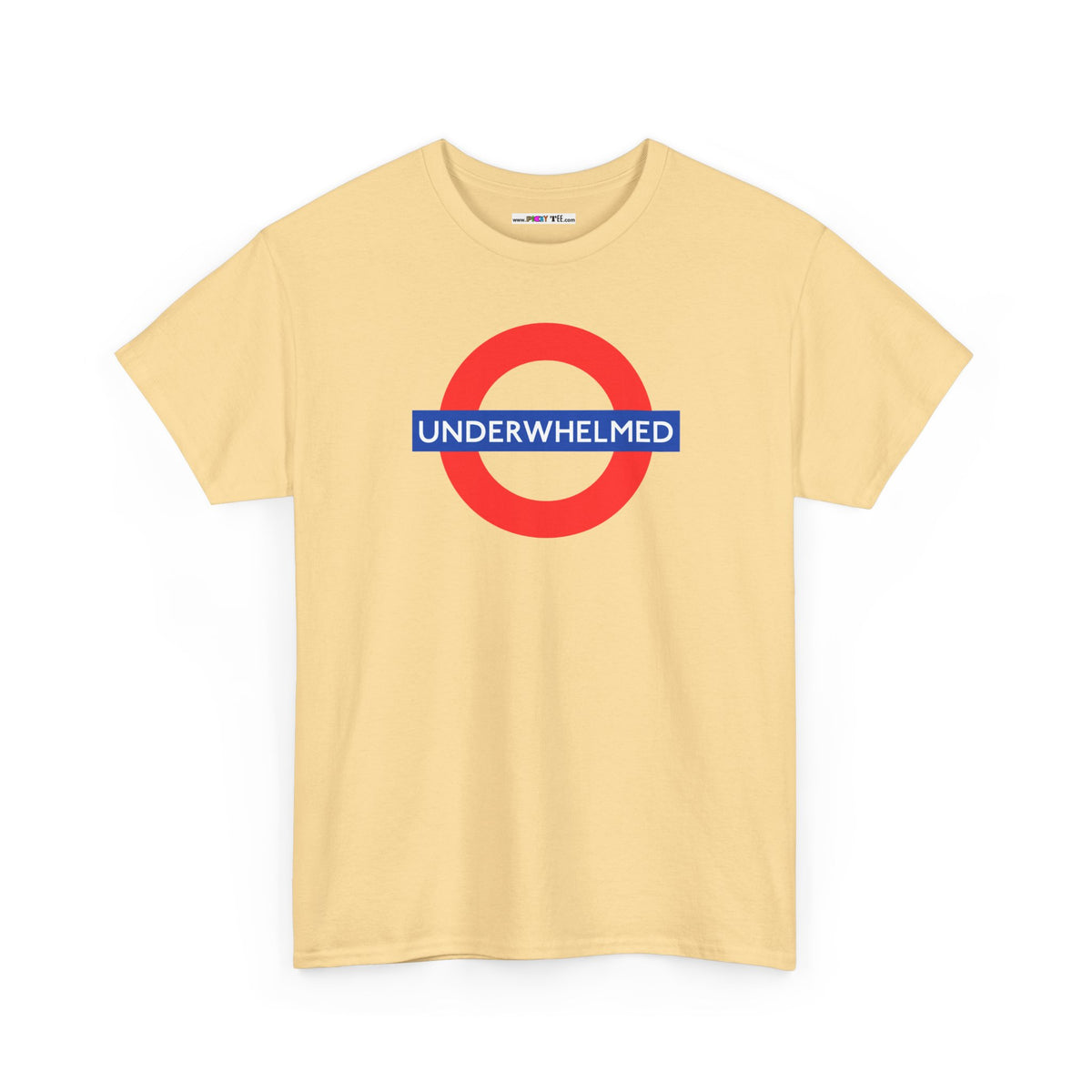 UNDERWHELMED Unisex Heavy Cotton Tee