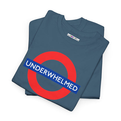 UNDERWHELMED Unisex Heavy Cotton Tee