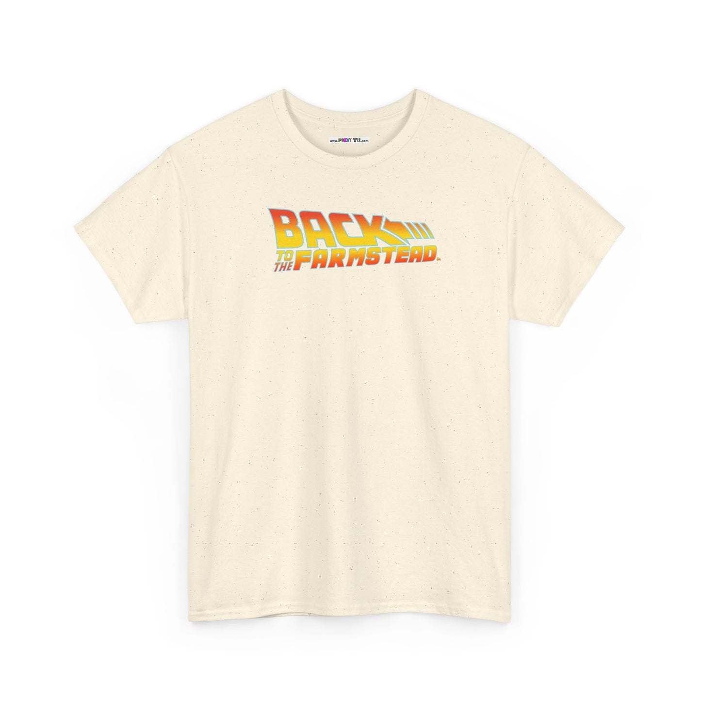 BACK TO THE FARMSTEAD Unisex Heavy Cotton Tee