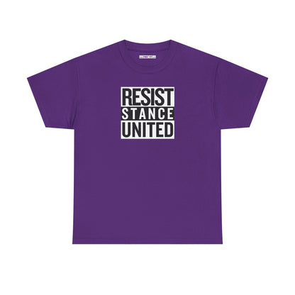 RESIST STANCE UNITED Unisex Heavy Cotton Tee