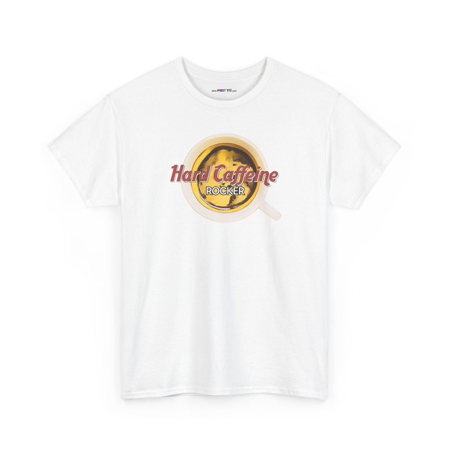 Hard Caffeine ROCKER Unisex Heavy Cotton Tee