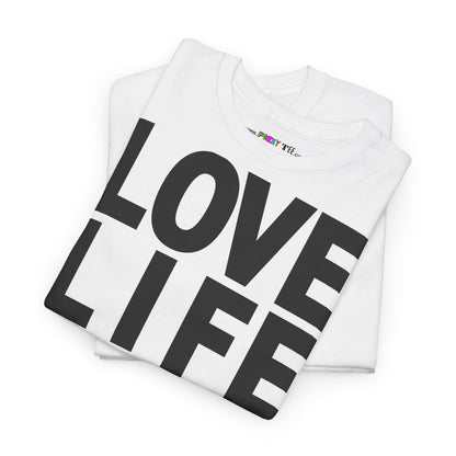LOVE LIFE LIVE LOVE Unisex Heavy Cotton Tee
