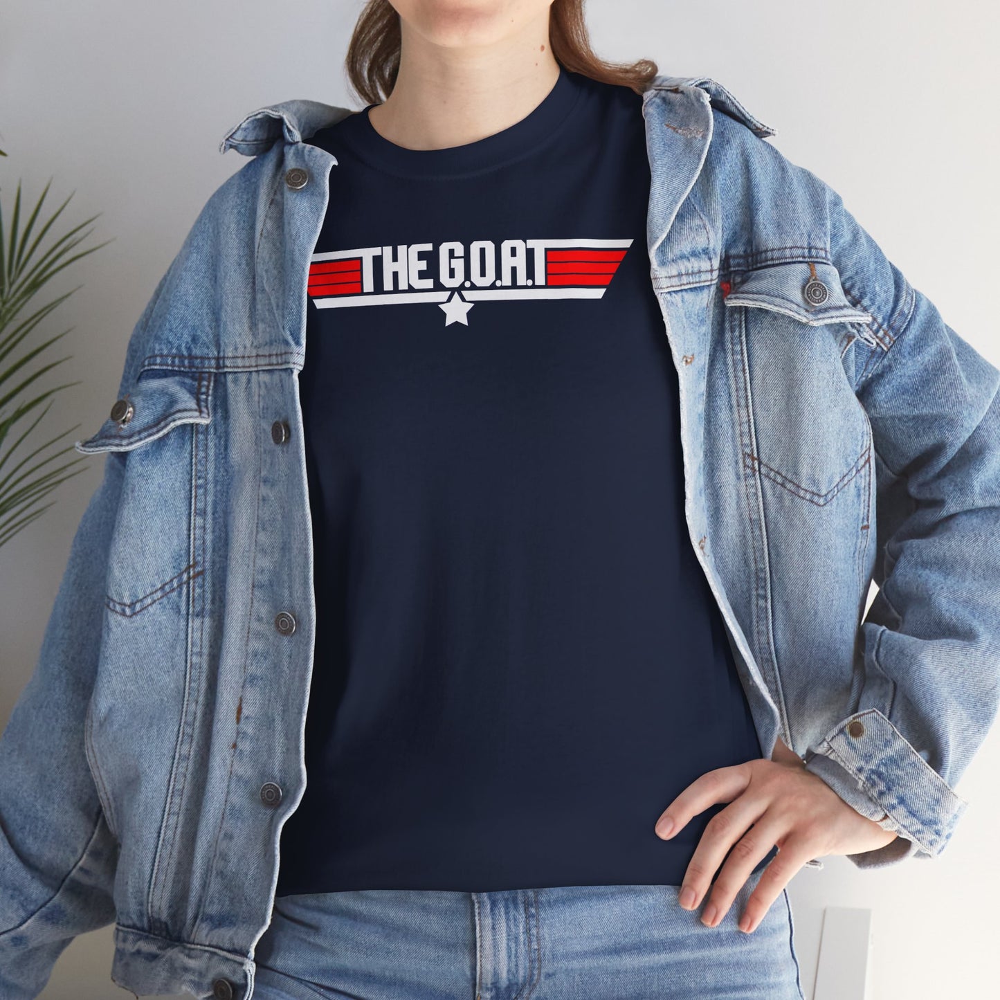 THE G.O.A.T Unisex Heavy Cotton Tee