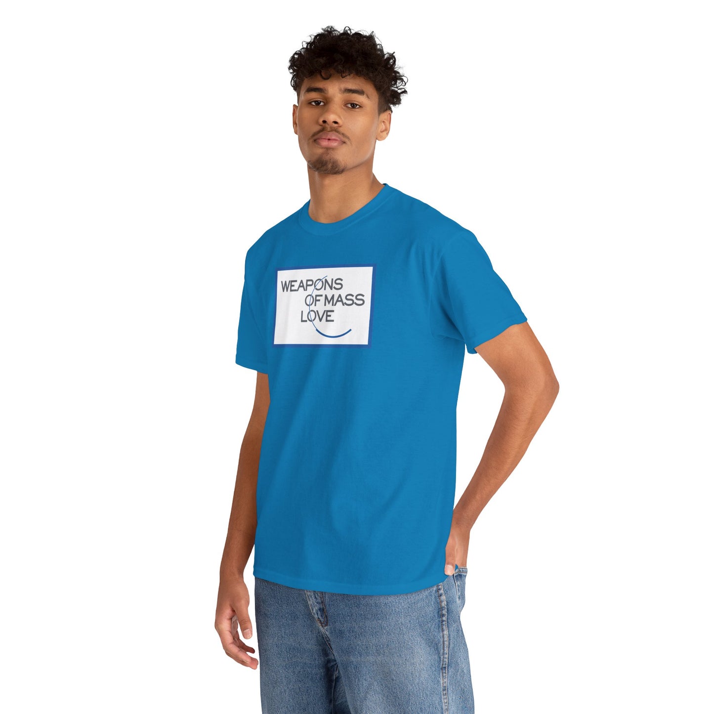 WEAPONS OF MASS LOVE Unisex Heavy Cotton Tee