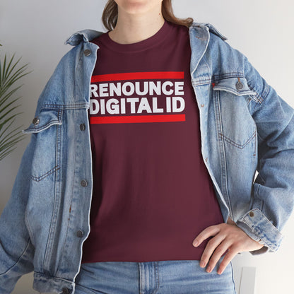 RENOUNCE DIGITAL ID Unisex Heavy Cotton Tee