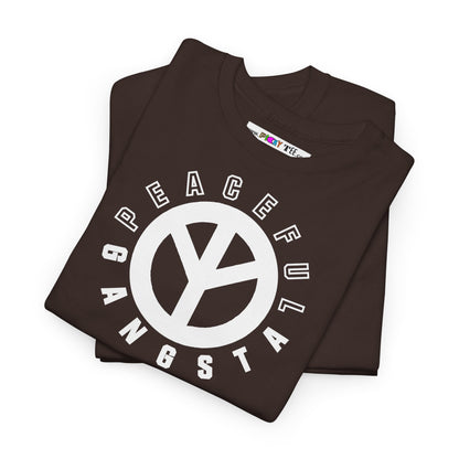 PEACEFUL GANGSTA Unisex Heavy Cotton Tee