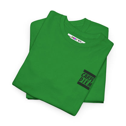 CARPE DIEM "I SEIZE DAY, PEOPLE" Unisex Heavy Cotton Tee