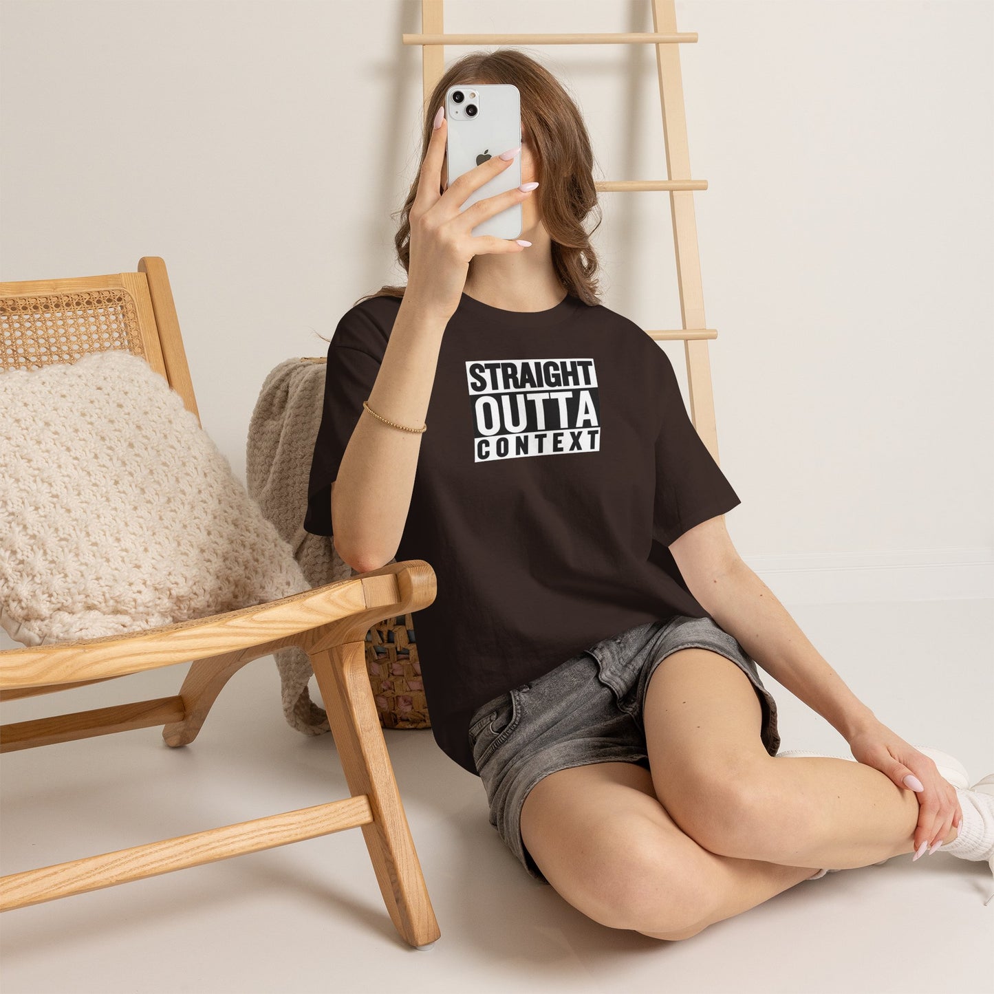STRAIGHT OUTTA CONTEXT Unisex Heavy Cotton Tee