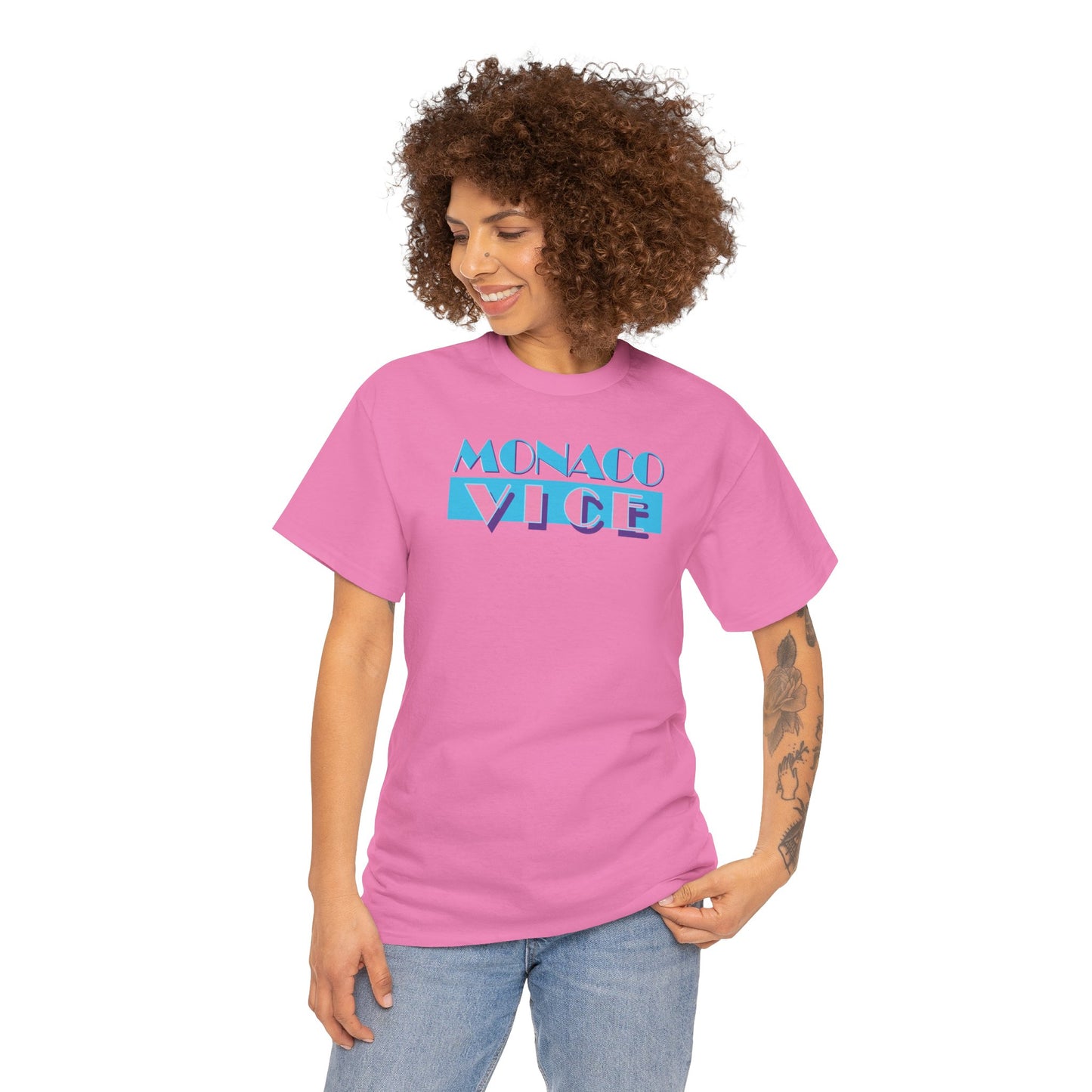 MONACO VICE Unisex Heavy Cotton Tee