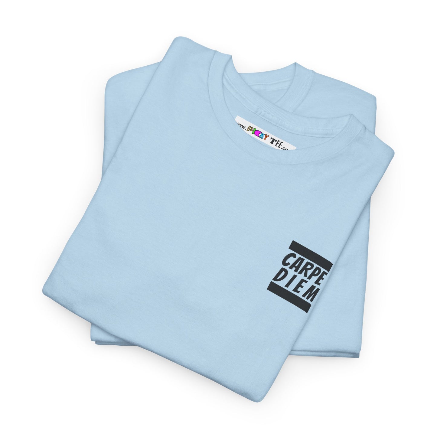 CARPE DIEM "I SEIZE DAY, PEOPLE" Unisex Heavy Cotton Tee